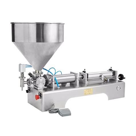 Food Filling Machine Manual Hand Pressure Stainless Paste Dispensing