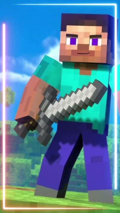 Herobrine And Steve Are Powerful 🔥 New Trend Minecraft Short Shorts