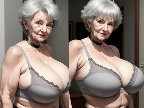 Photo Pic Sexd Granny Showing Her Huge Huge Huge Bra Full