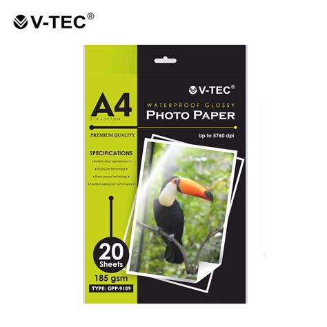 Jual Kertas Foto Vtec V Tec Photo Paper Glossy A Gsm Sheets