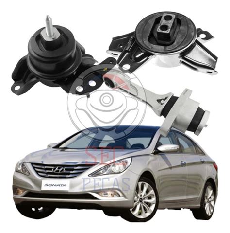 Kit Calço Coxim Do Motor E Cambio Hyundai Sonata 11 12 13