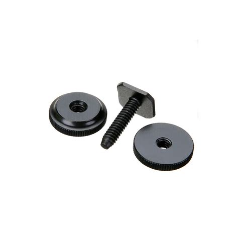 Dual Nuts Tripod Mount Screw To Flash Digital Camera Hot Shoe