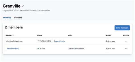 Invite members to your Elastic Cloud organization | Elasticsearch ...