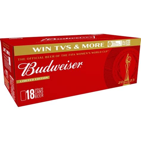 Budweiser Lager Beer Cans 18 X 440ml Compare Prices And Where To Buy