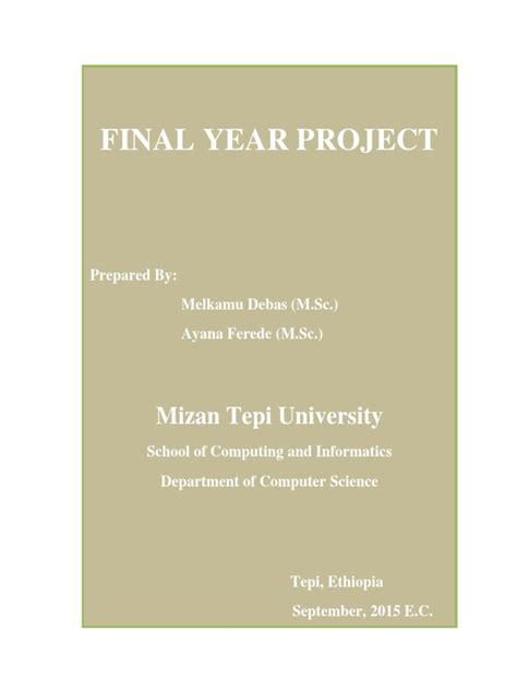 Final Year Project Sample Module | PDF | Dynamic Web Page | Software ...