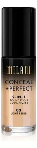 Base 2 En 1 Conceal Perfect Milani MercadoLibre