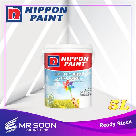 Nippon Paint Odour Less Air Care L Interior Wall Paint Cat Dalam