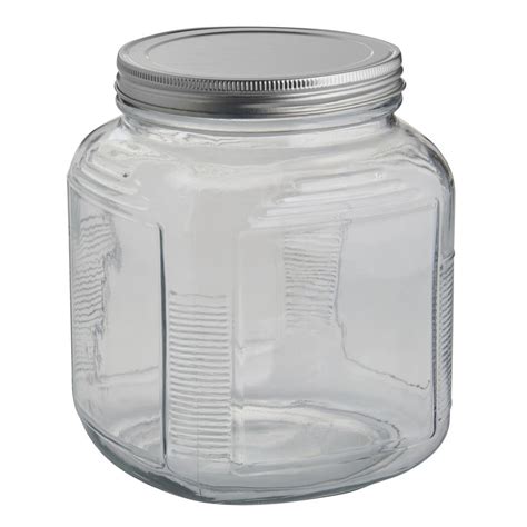 Anchor Hocking Cracker Glass Jar 2 Qt 5 12l X 5 12w X 6 34h