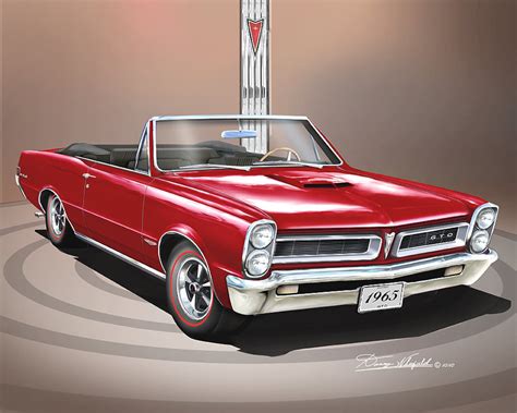 1965 Pontiac Gto Convertible Art Prints By Danny Whitfield Comes In 7