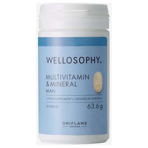 ORIFLAME WELLOSOPHY Multivitamin Mineral Man 63 6g Walmart