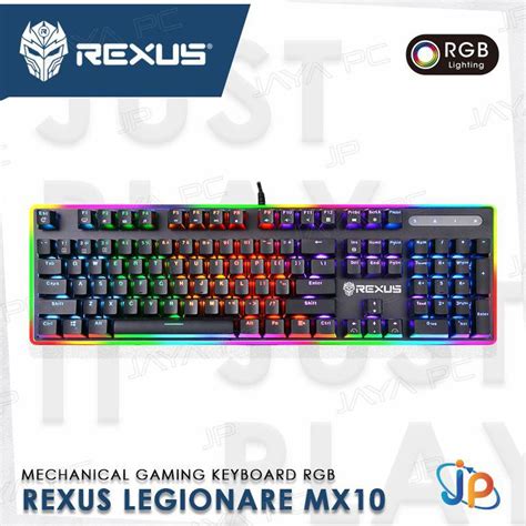 Jual Keyboard Gaming Mechanical Rexus Legionare MX10 RGB LED Shopee