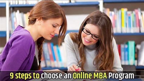 Follow These Wise Steps To Choose An Online Mba Program Career