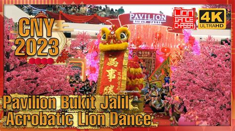 Cny Acrobatic Lion Dance Performance Pavilion Bukit Jalil