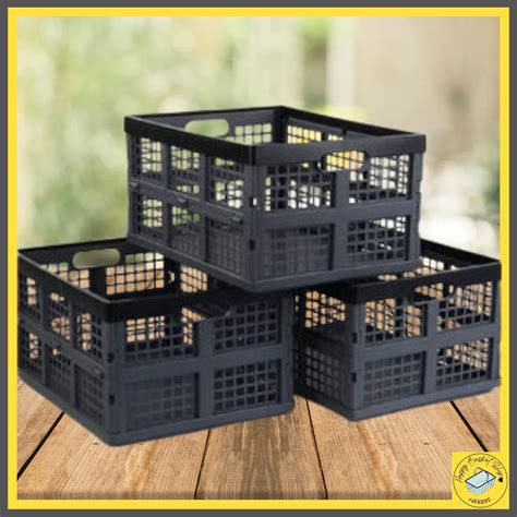 Foldable Basket Plastic Storage Crate Plastic Crates Foldable Crates