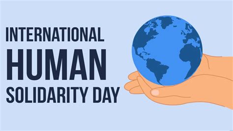 International Human Solidarity Day Image Background in EPS, Illustrator, JPG, PSD, PNG, PDF, SVG ...