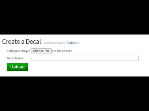 How To Make Decals On Roblox Youtube