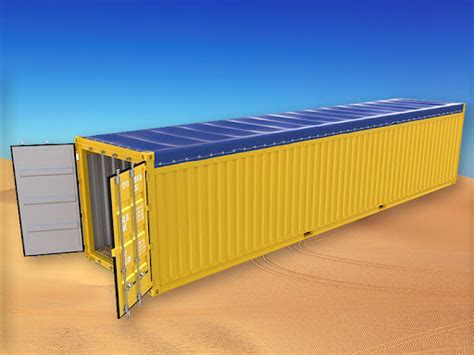 Accessible 40ft Open Top Container In Dubai LMC