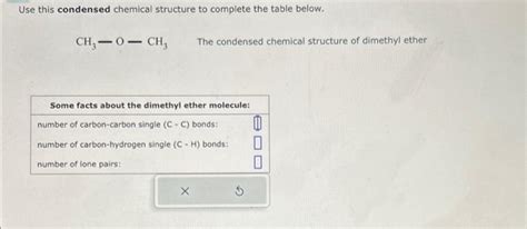 Solved Use This Condensed Chemical Structure To Complete The Chegg