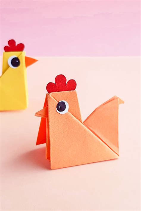 Origami Chicken Step By Step Tutorial