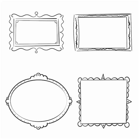 Cartoon Frame Border Drawing - Infoupdate.org