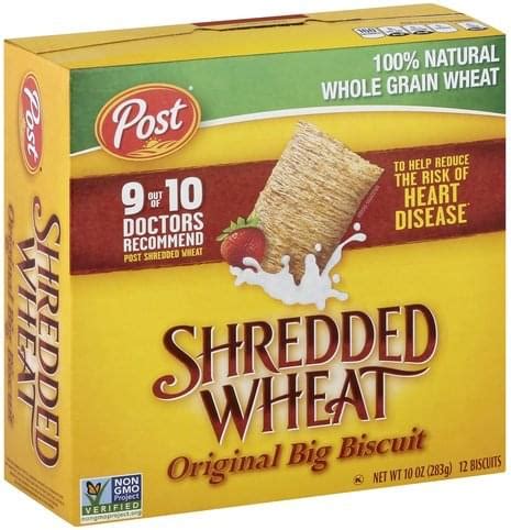 Shredded Wheat Original Big Biscuits - 12 ea, Nutrition Information | Innit