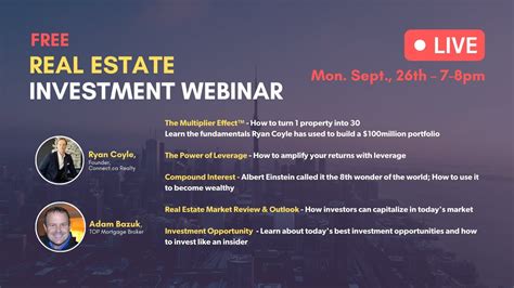 Real Estate Investment Webinar YouTube