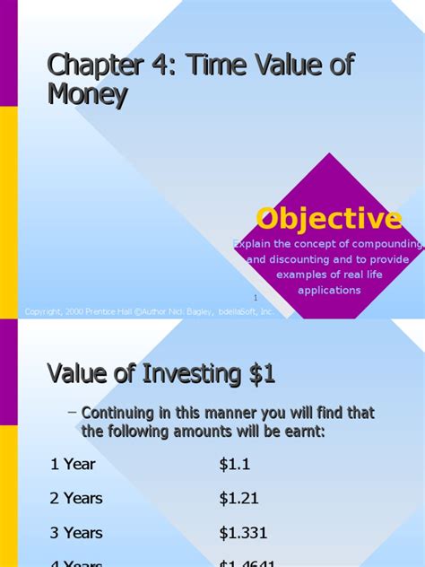 Chapter 4 Time Value Of Money Pdf Present Value Money