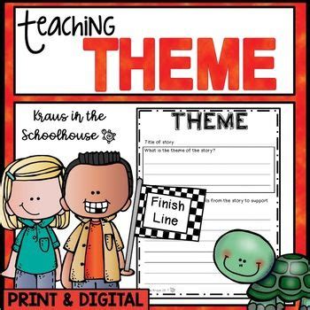 Teaching Theme for Any Story Activities | Moral Lesson Central Message | Teaching themes ...