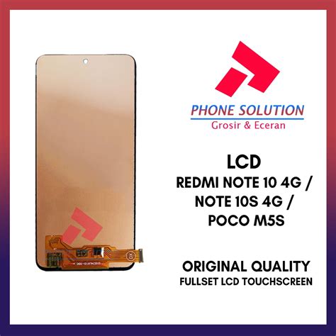 Jual Lcd Redmi Note 10 4g Note 10s 4g Poco M5s Original Fullset