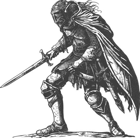 elf warrior images using Old engraving style 43111182 Vector Art at ...