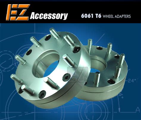 2 Wheel Adapters 5 Lug 55 To 8 Lug 65 Spacers 5x558x65 2