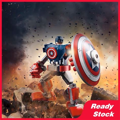 Lego Marvel Avengers Classic Captain America Mech Armor