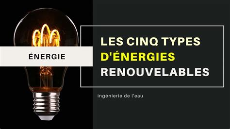 Les Differentes Energies