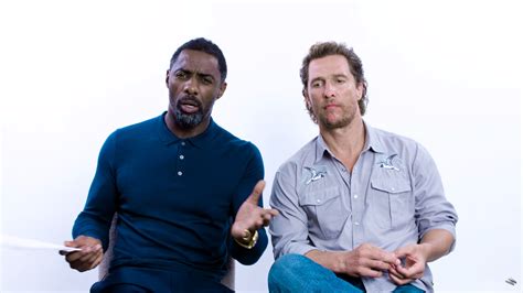 Watch Matthew McConaughey And Idris Elba Answer The Web S Burning