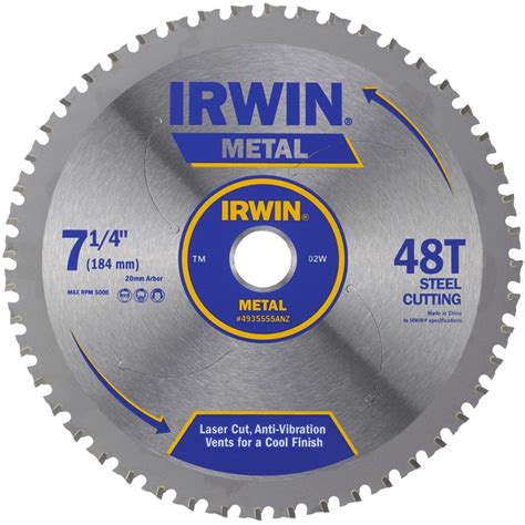 Irwin Metal Circular Saw Blade 48T 184mm Bunnings Warehouse