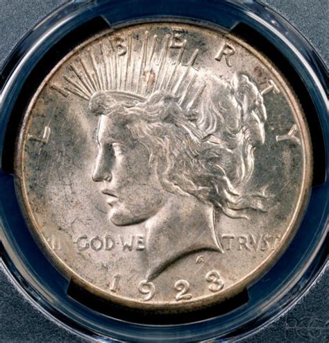 1923 S Peace Silver Dollar Pcgs Ms63 Beautiful Coin Brilliant Luster 296 Ebay