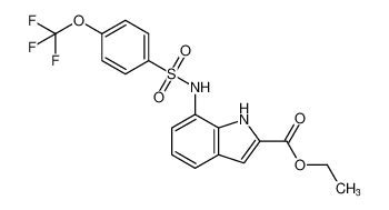 7 4 Trifluorometoxi Fenil Sulfonamido 1H Indol 2 Carboxilato