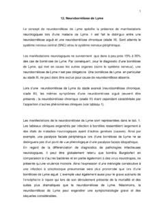 12 Neuroborréliose de Lyme 12 neuroborr 233 liose de lyme pdf PDF4PRO