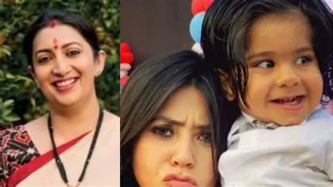 Smriti Irani Shared Special Video On Ekta Kapoor Son Ravie Birthday Says Massi Is Missing You Ss