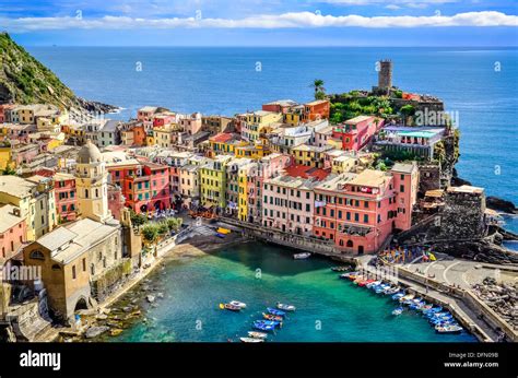 Vernazza Beach Cinque Terre Italy Hi Res Stock Photography And Images