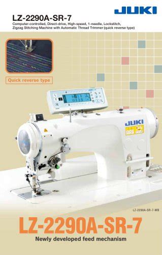 All Juki Industrial Sewing Machine Catalogs And Technical Brochures