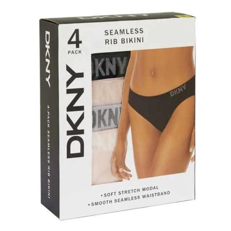 Dkny Intimates Sleepwear Nwt Dkny Womens Seamless Ribbed Bikini Underwear Panty Pack