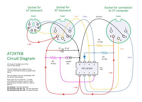 How To Wire A Ps2 Controller To Usb Diagram Ps 2 Keyboard To