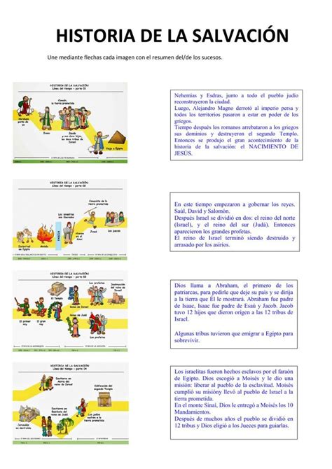 Historia De La Salvaci N Interactive Worksheet Online Activities