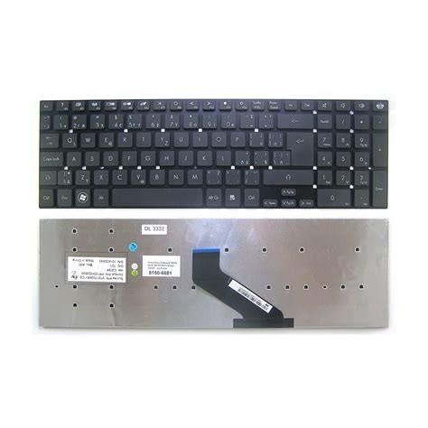 Klávesnica Gateway Nv55 Nv57 Nv75 Nv77 Black Sksk No Frame