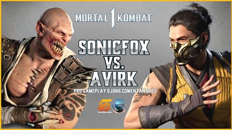 MK1 SONICFOX VS AVIRK BARAKA VS SCORPION Mortal Kombat 1 Pro