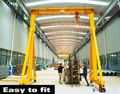 Customized Adjustable Height Indoor Small Gantry Crane 500kg 1000kg