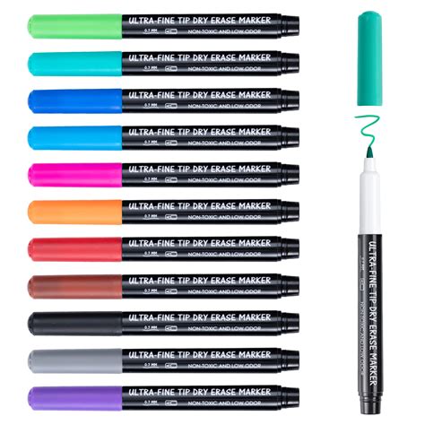 maxtek whiteboard pens markers mm ultra fine tip dry erase white