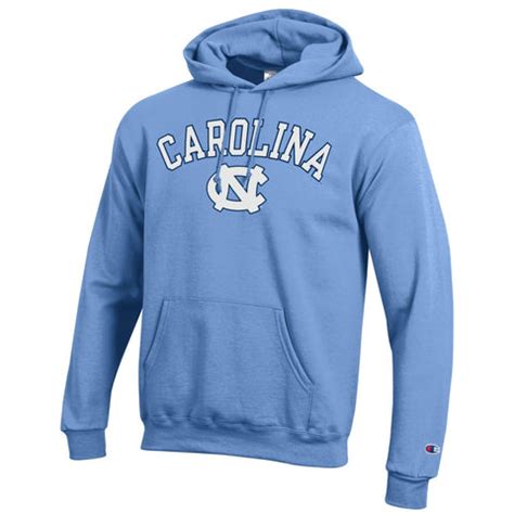 Carolina Blue UNC Hoodie Sweatshirt by Champion – Shrunken Head