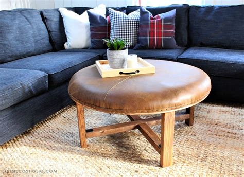 Diy Round Ottoman Coffee Table